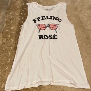 Feeling Rose Graphic Tank